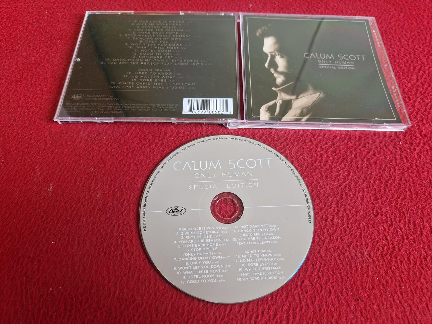 CALUM SCOTT ONLY HUMAN SPECIAL EDITION CD