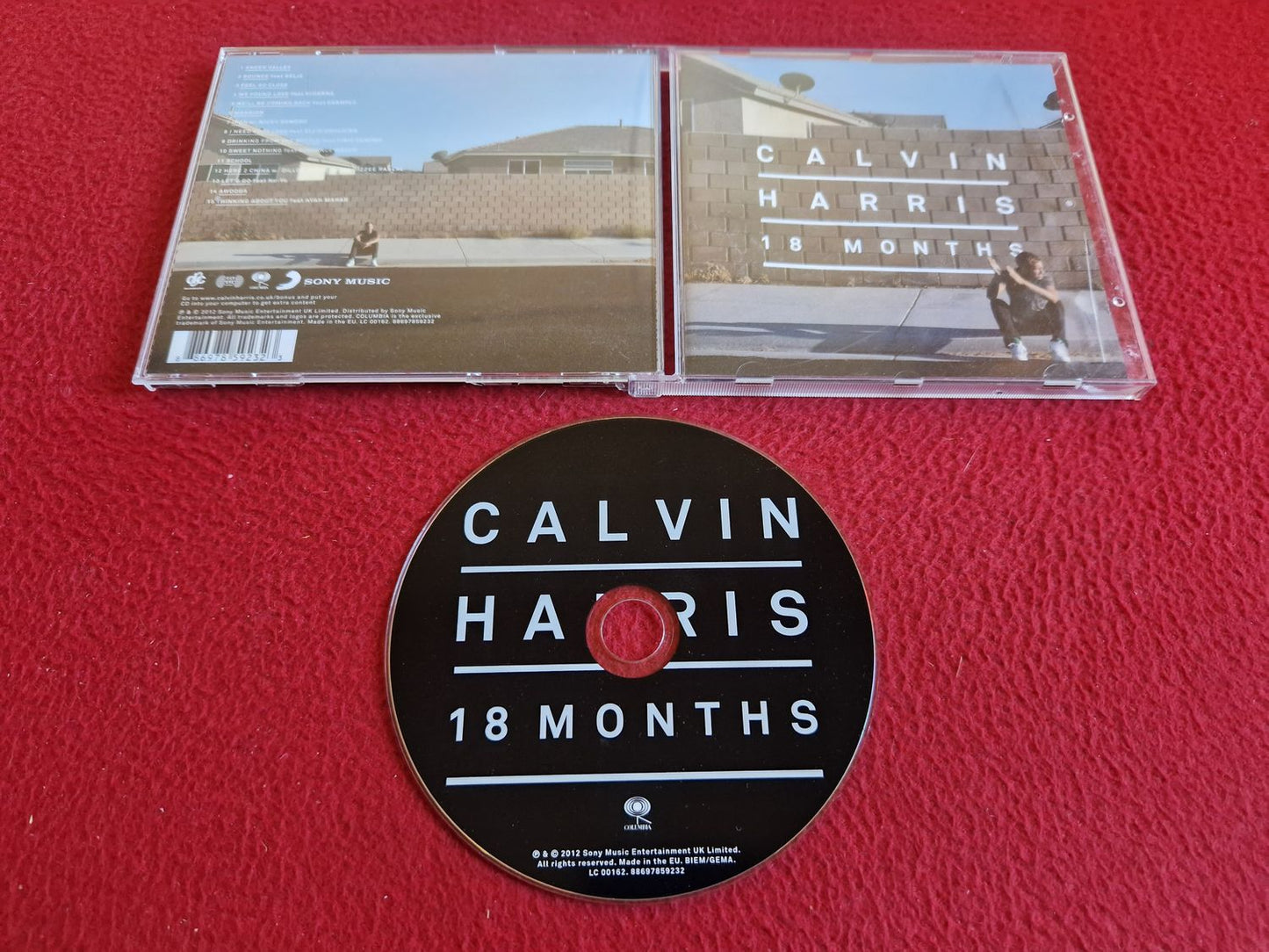 CALVIN HARRIS 18 MONTHS CD