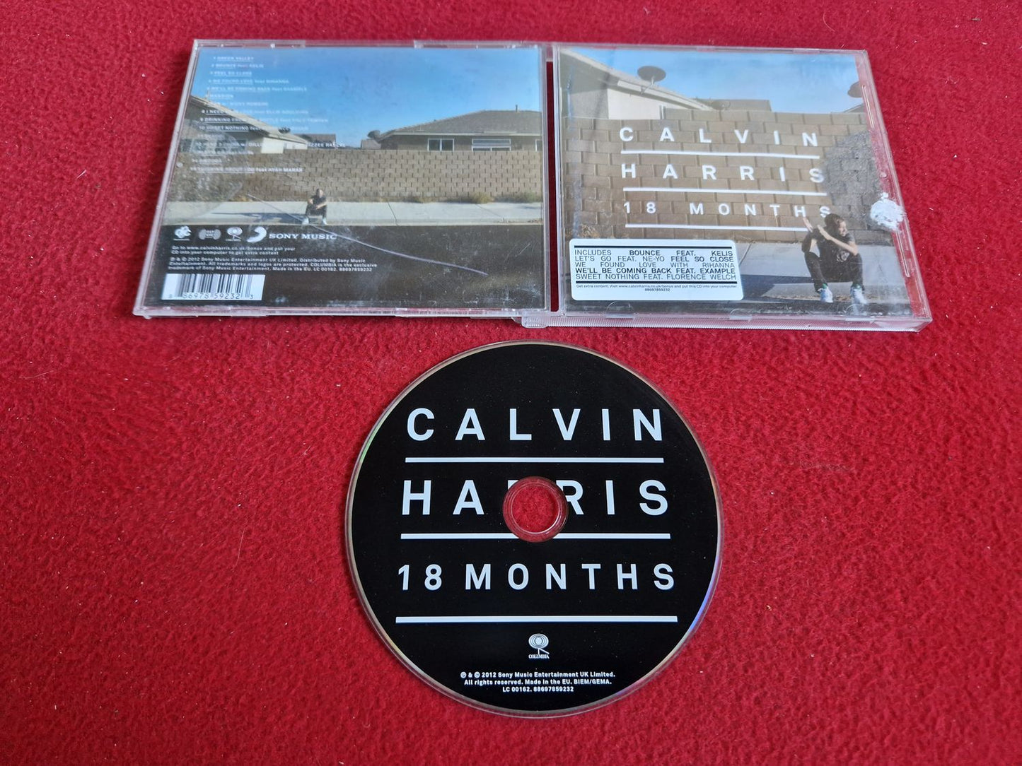 CALVIN HARRIS 18 MONTHS CD