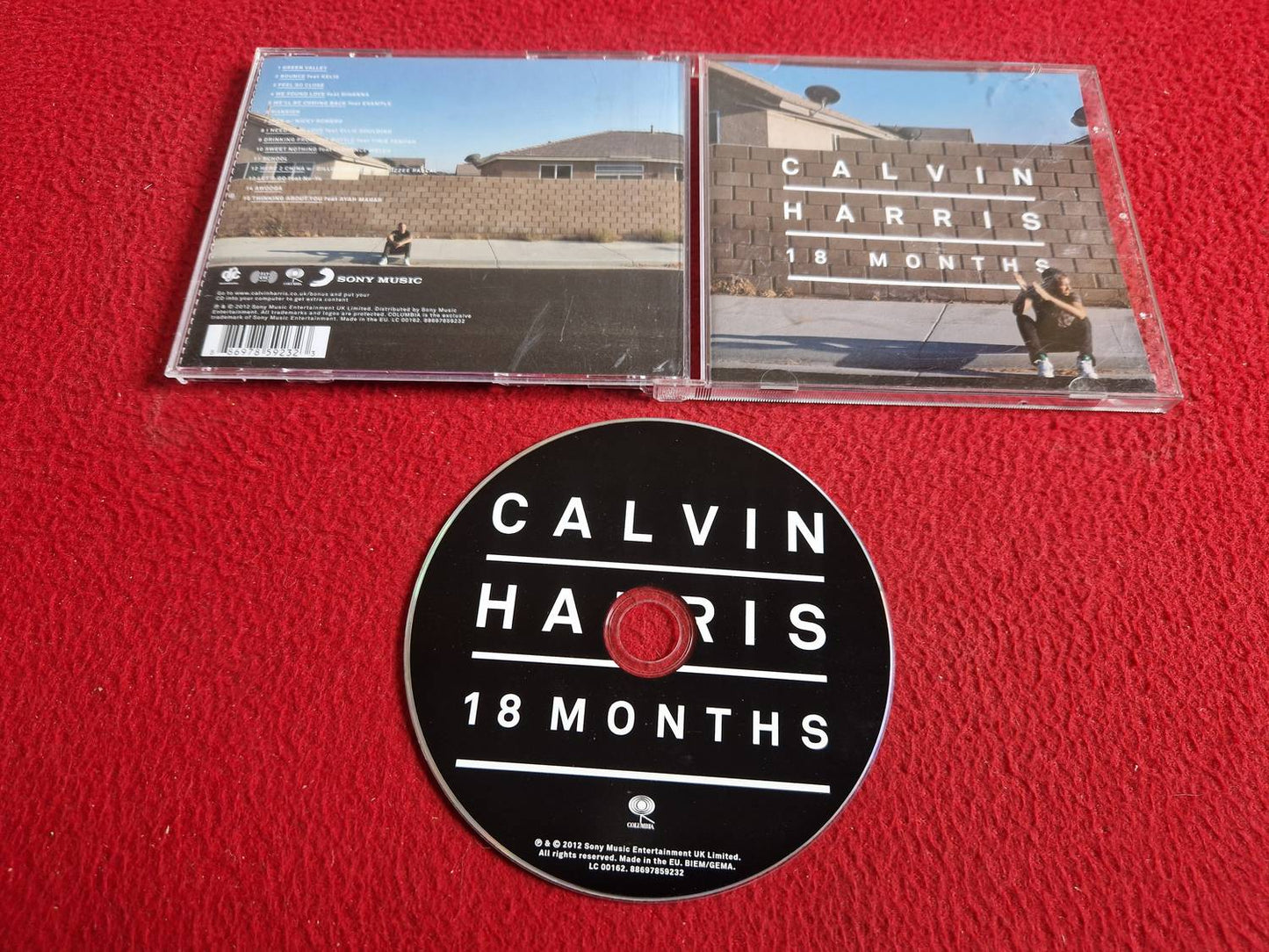 CALVIN HARRIS 18 MONTHS CD