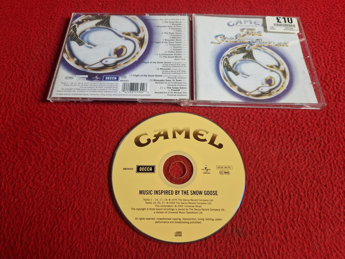 CAMEL MUSIC INSPIRED BY THE SNOW GOOSE CD