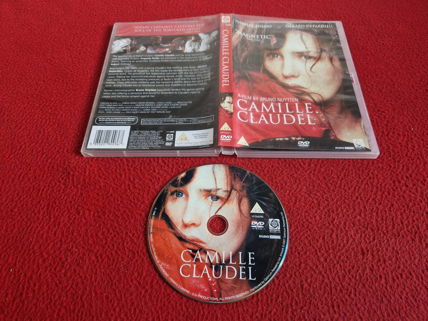 CAMILLE CLAUDEL DVD