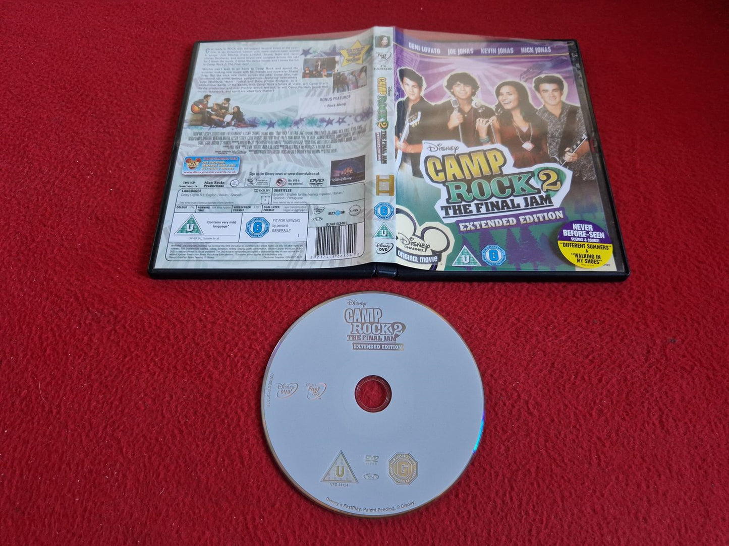 CAMP ROCK 2 THE FINAL JAM DVD