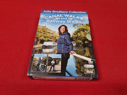 CANAL WALKS AND RAILWAY WALKS JULIA BRADBURY COLLECTION BOX till DVD