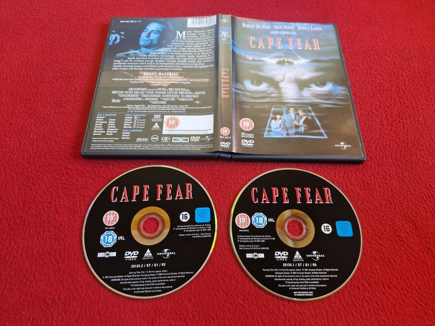 CAPE FEAR DVD