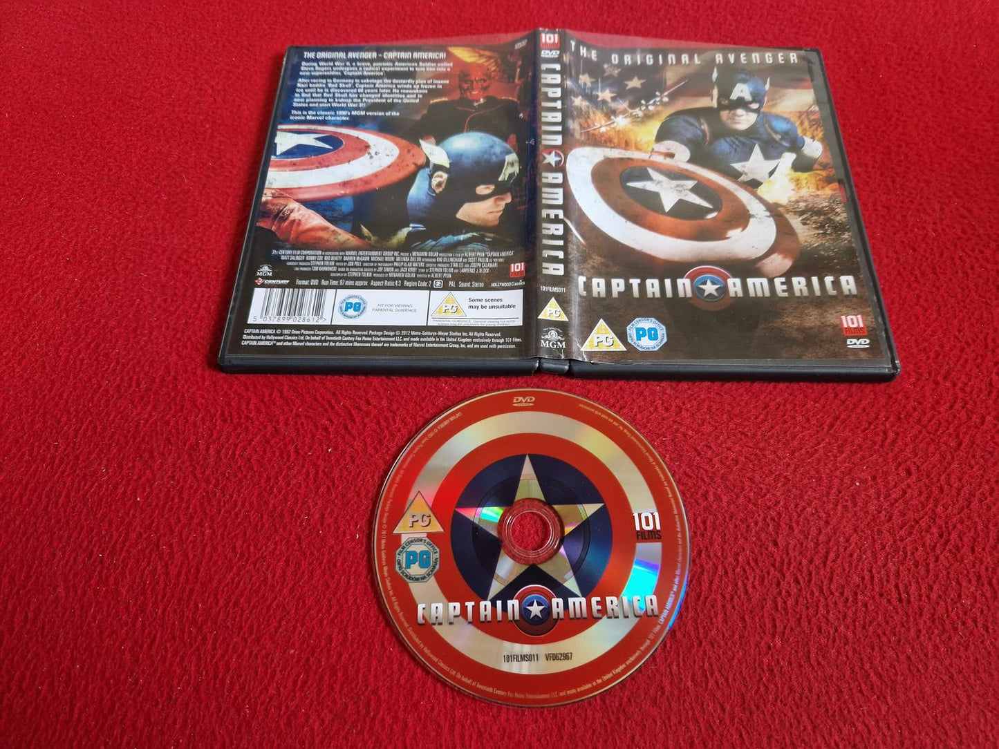 CAPTAIN AMERICA DVD