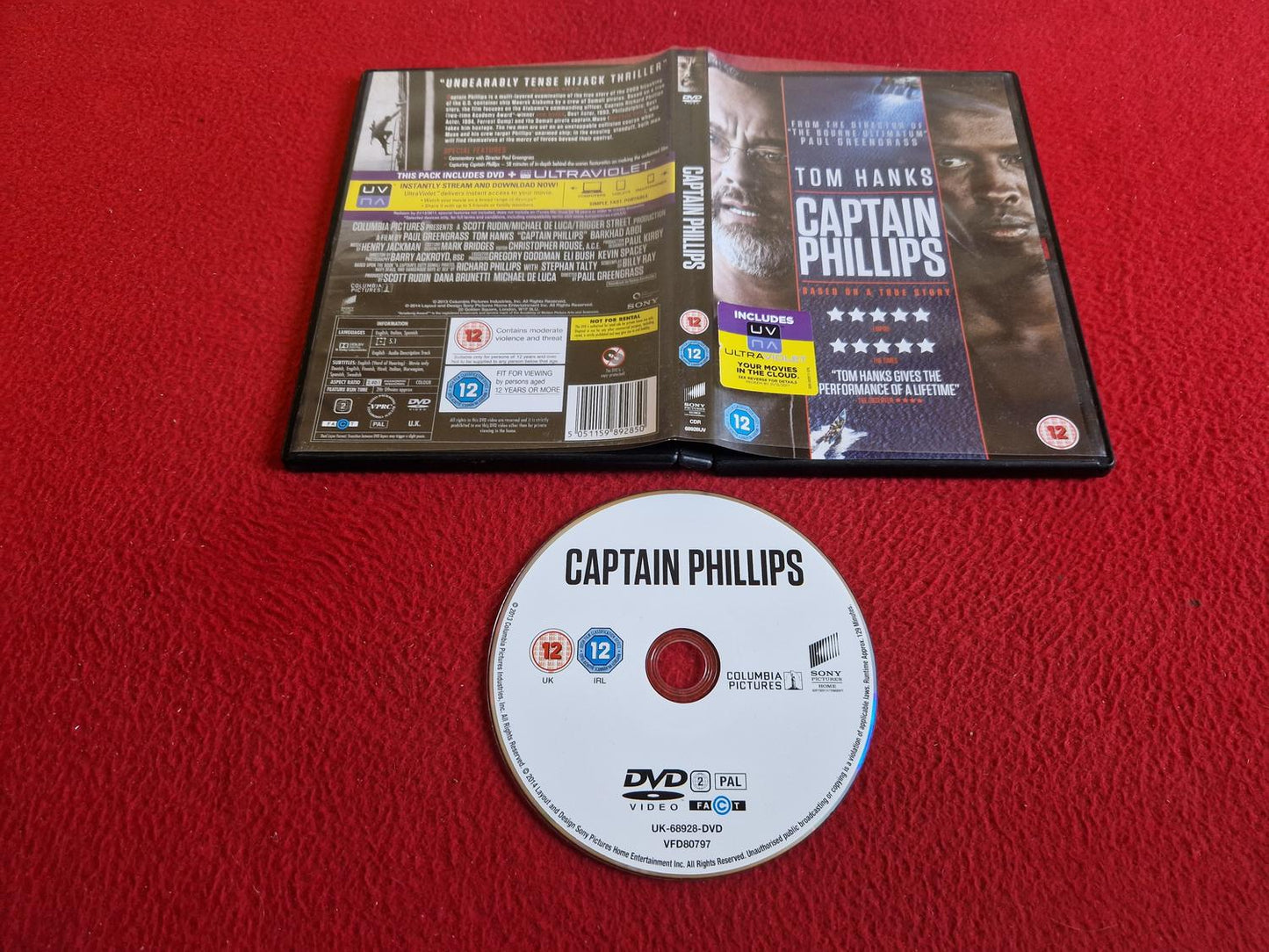 CAPTAIN PHILLIPS DVD