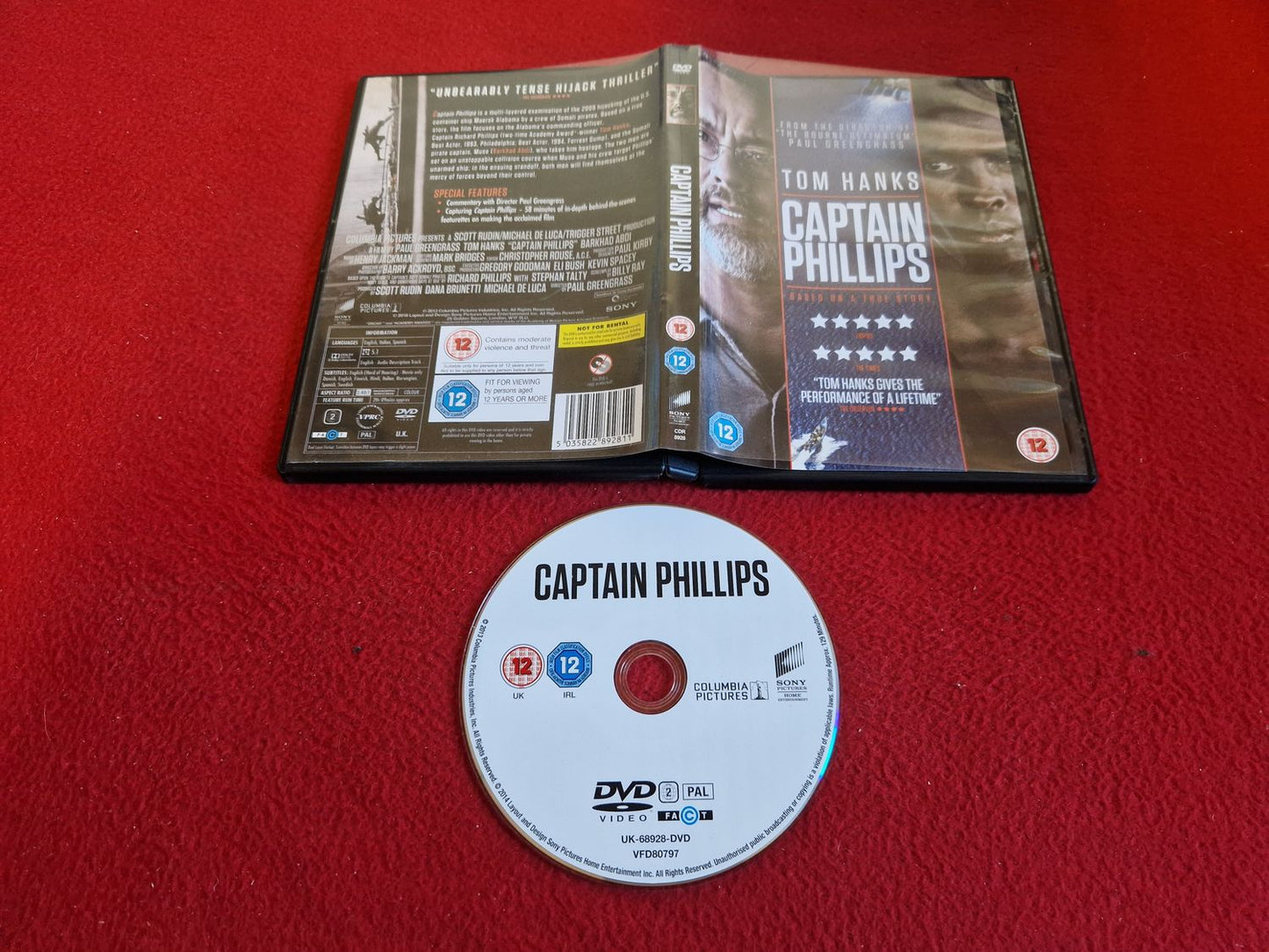 CAPTAIN PHILLIPS DVD