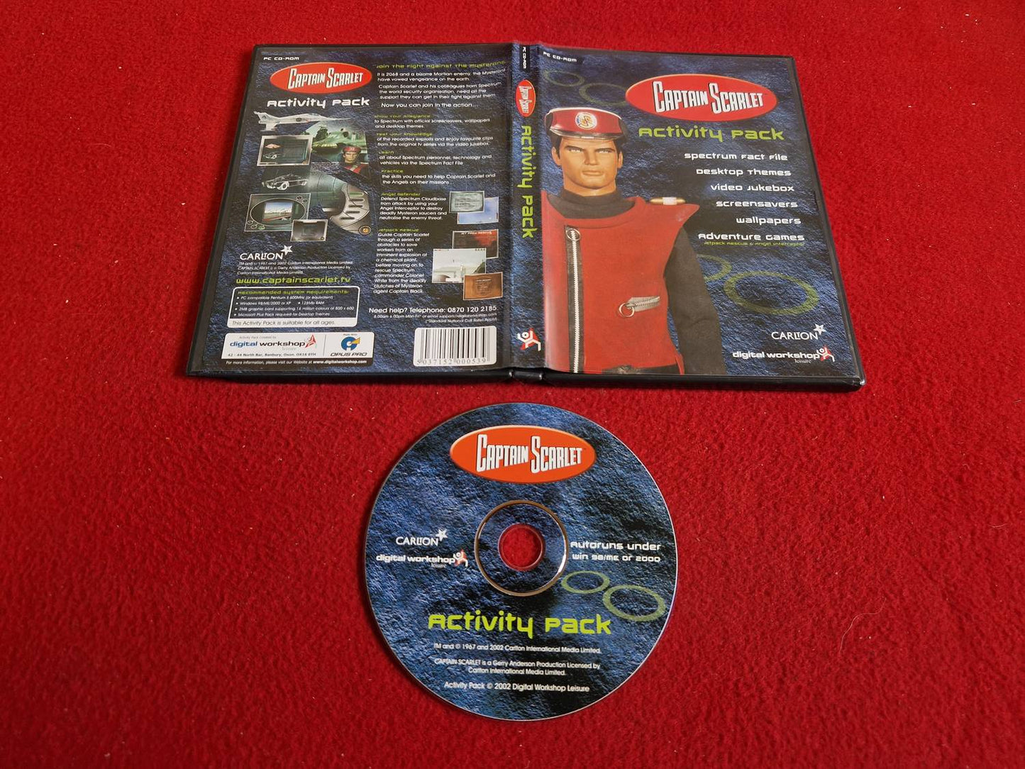 CAPTAIN SCARLET ACTIVITY PACK till PC
