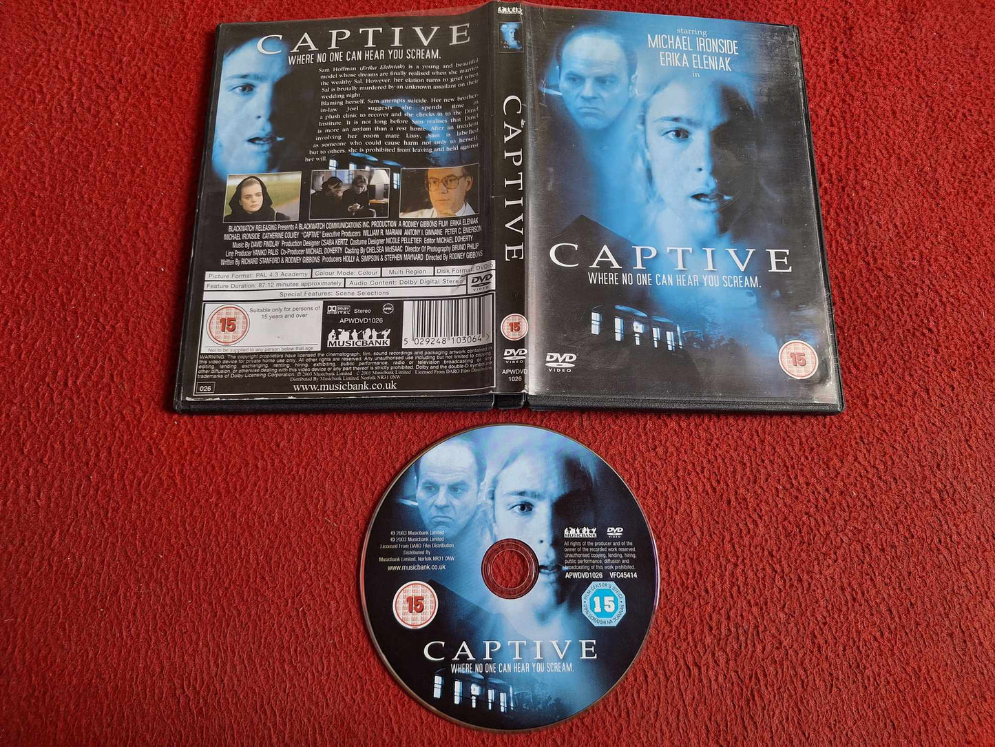 CAPTIVE DVD