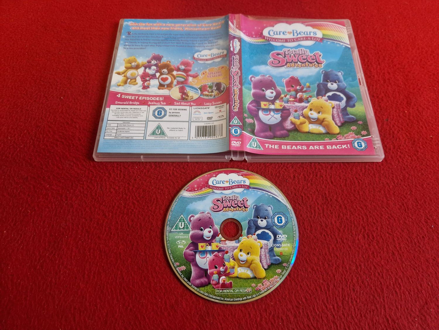 CARE BEARS TOTALLY SWEET ADVENTURES DVD