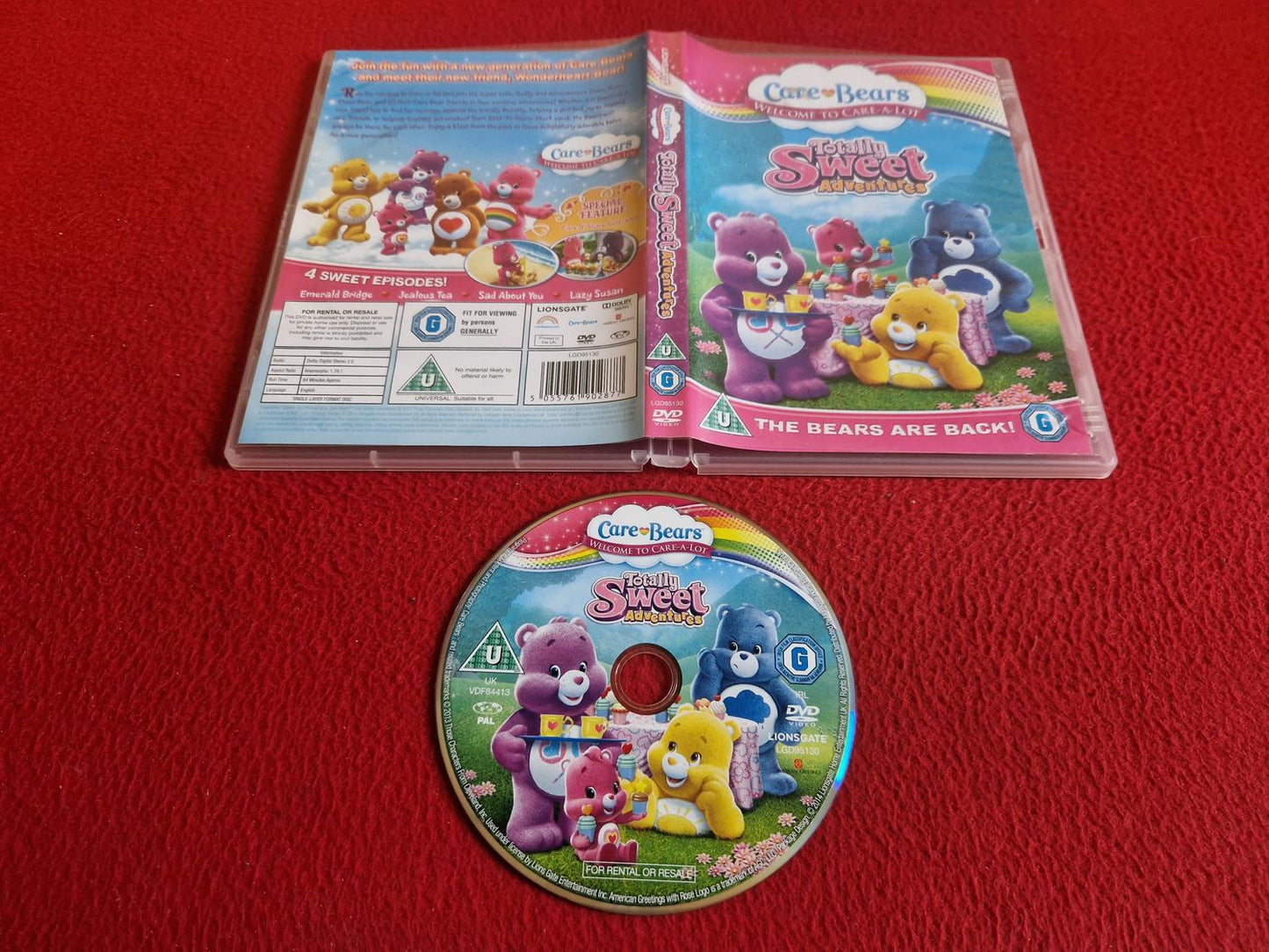 CARE BEARS TOTALLY SWEET ADVENTURES DVD