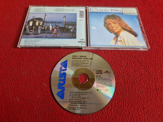 CARLY SIMON GREATEST HITS LIVE CD