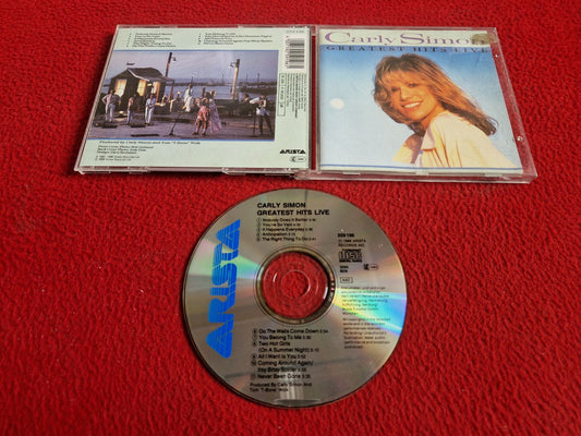 CARLY SIMON GREATEST HITS LIVE CD