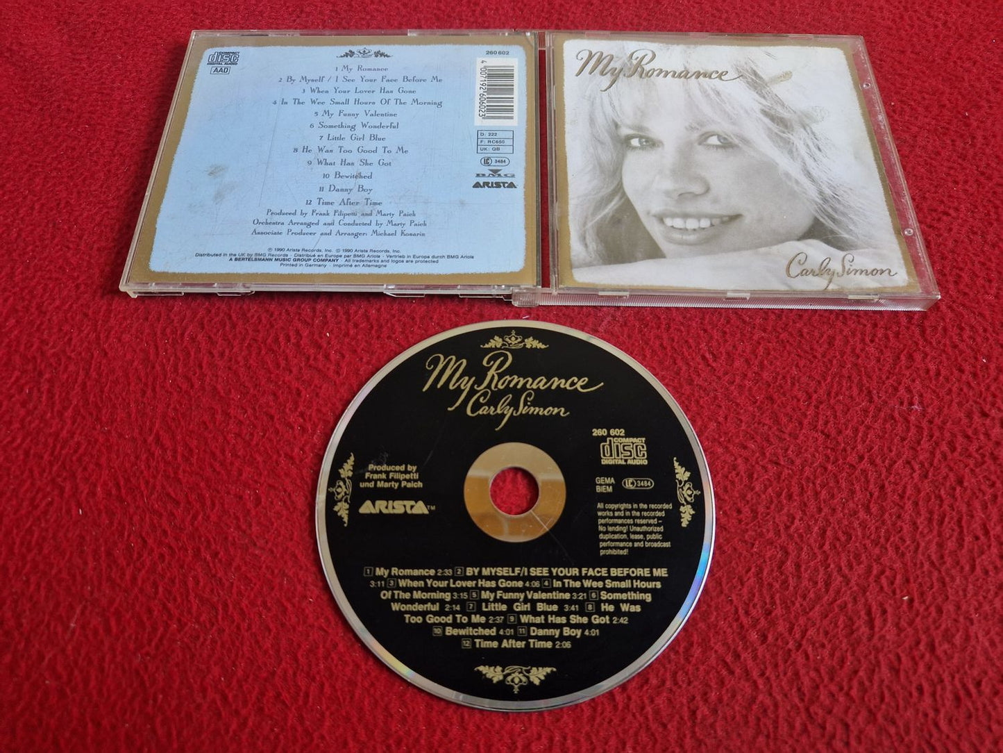 CARLY SIMON MY ROMANCE CD