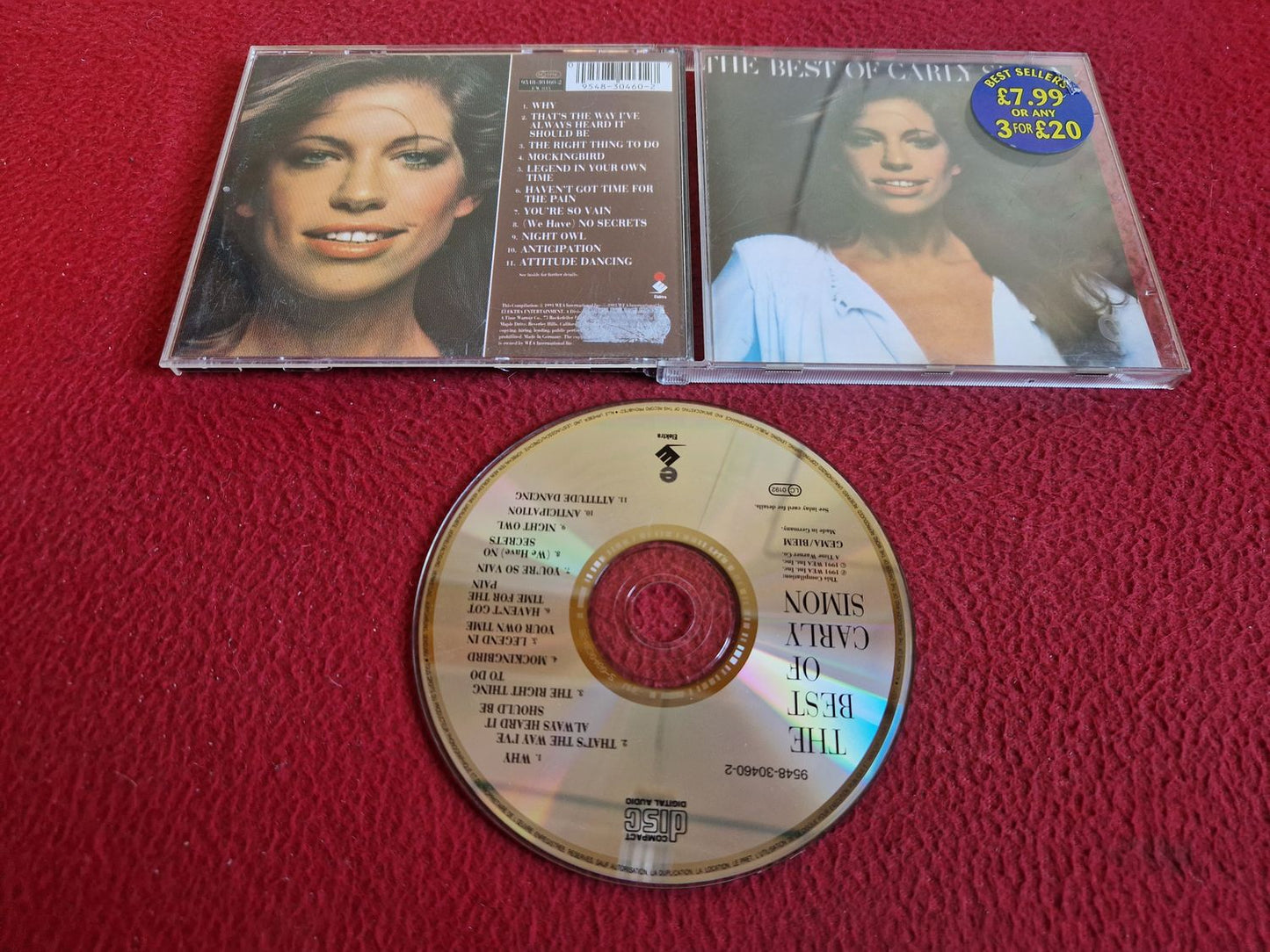 CARLY SIMON THE BEST OF CD