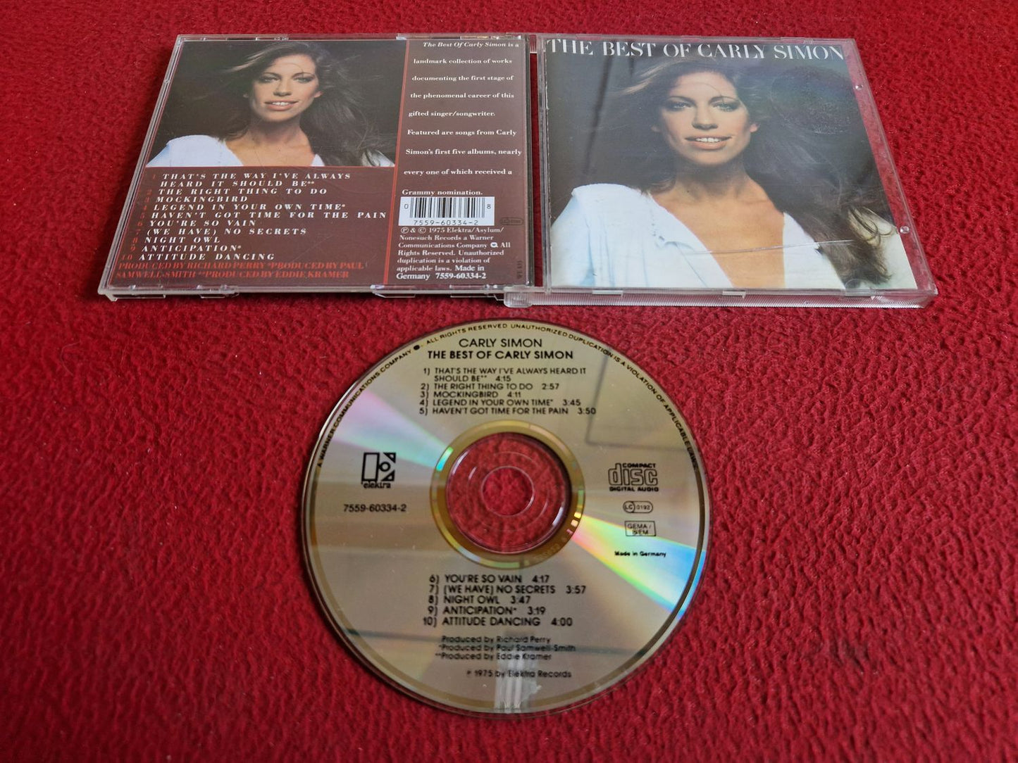 CARLY SIMON THE BEST OF CD