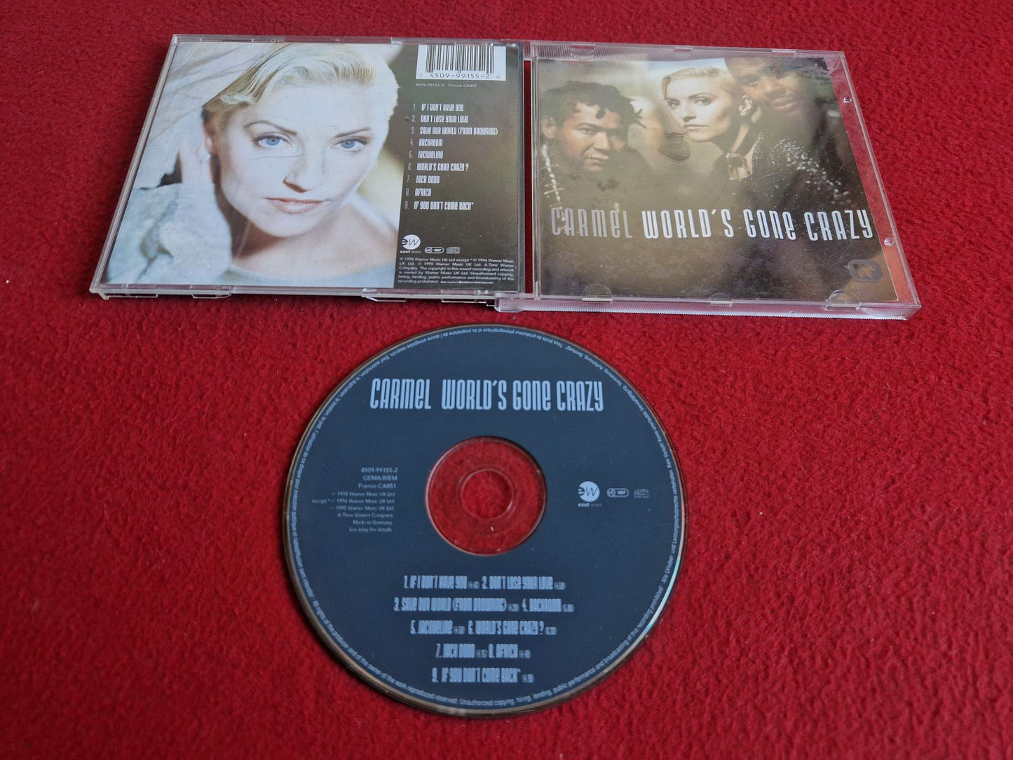 CARMEL WORLD'S GONE CRAZY CD