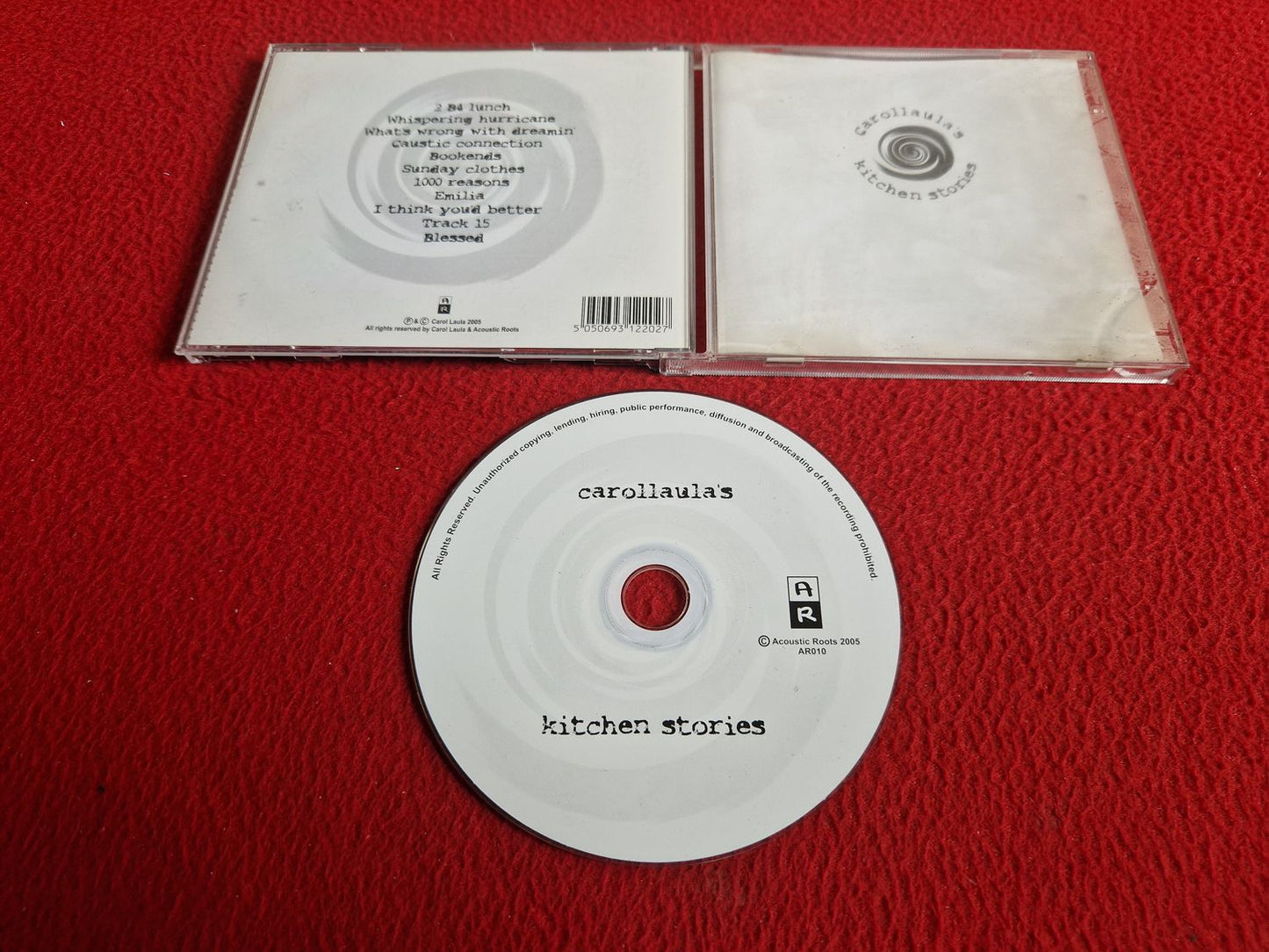 CAROLLAULA'S KITCHEN STORIES CD