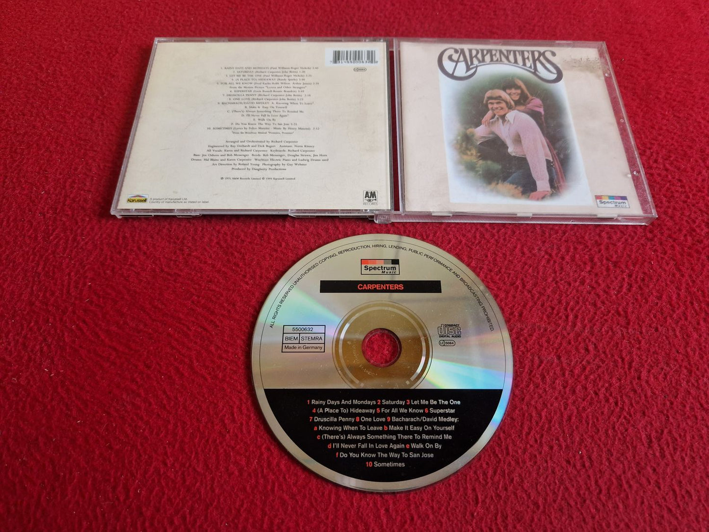 CARPENTERS - CARPENTERS CD