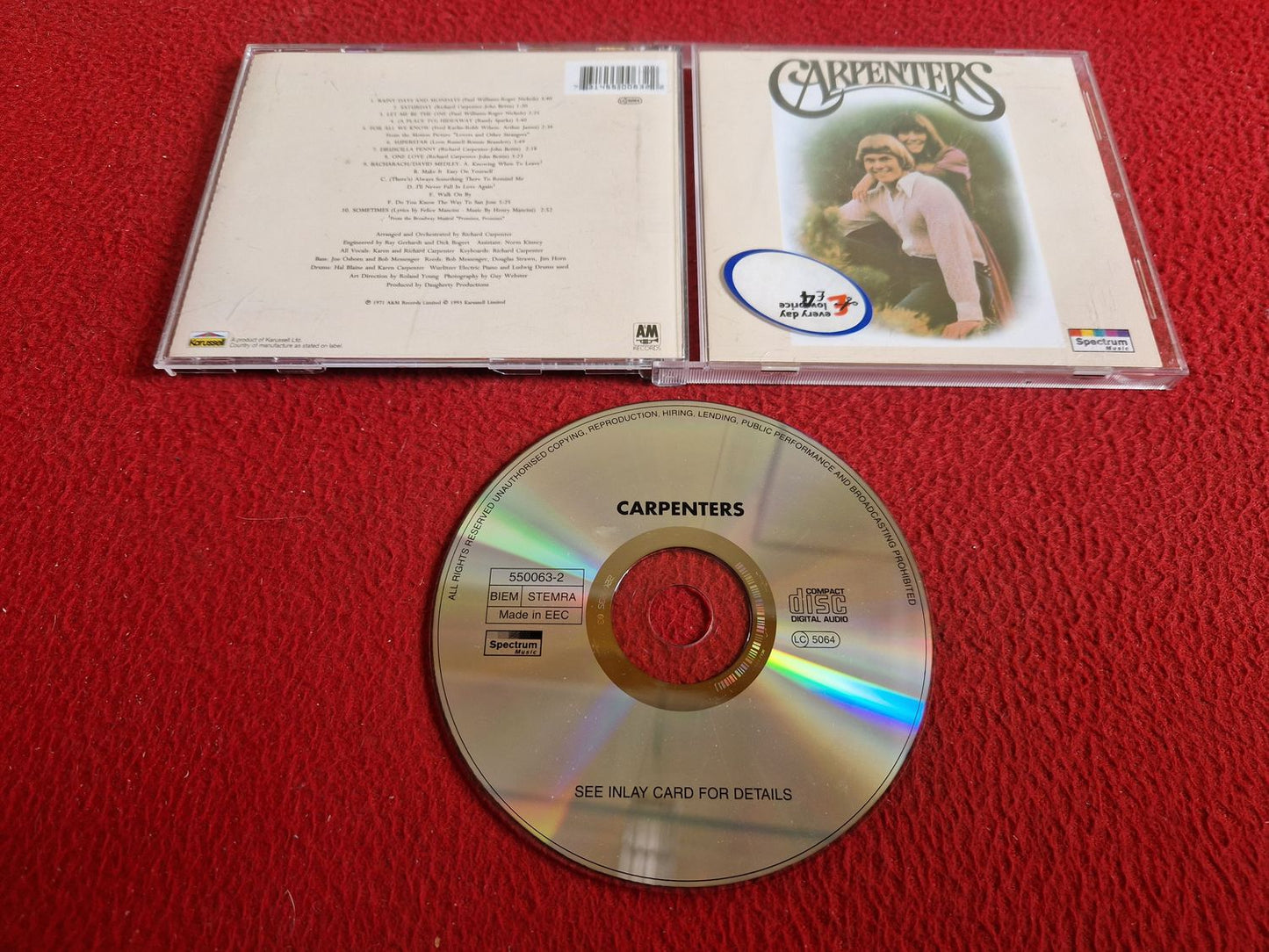 CARPENTERS - CARPENTERS CD