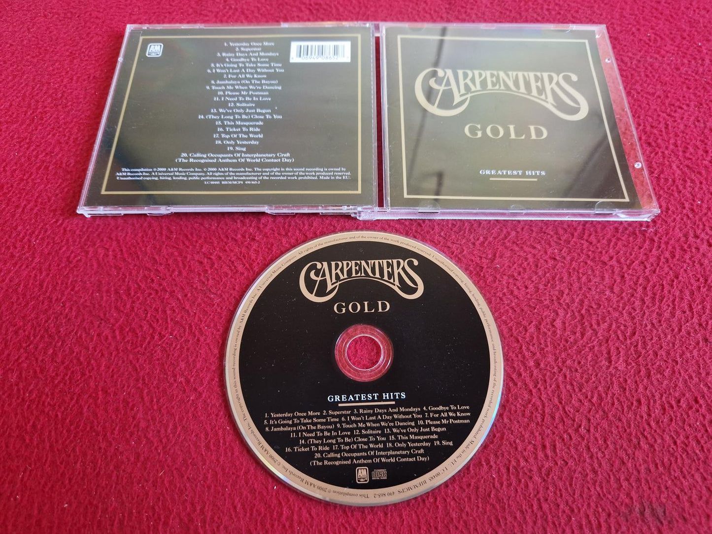 CARPENTERS GOLD CD