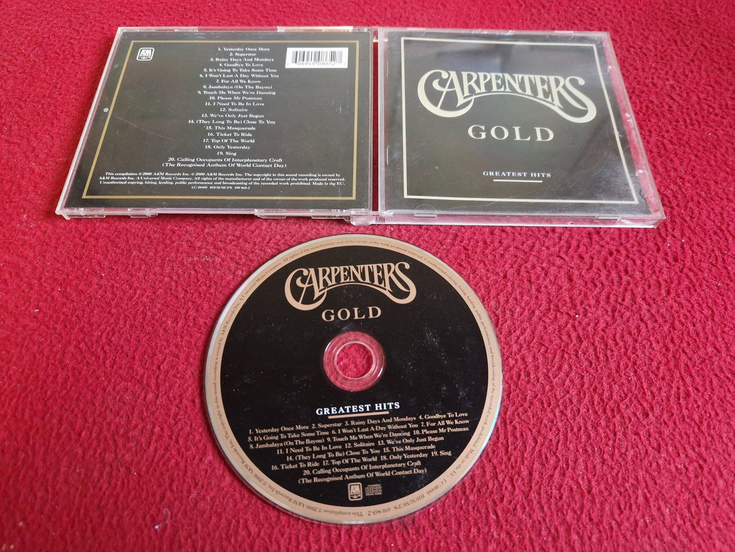 CARPENTERS GOLD CD