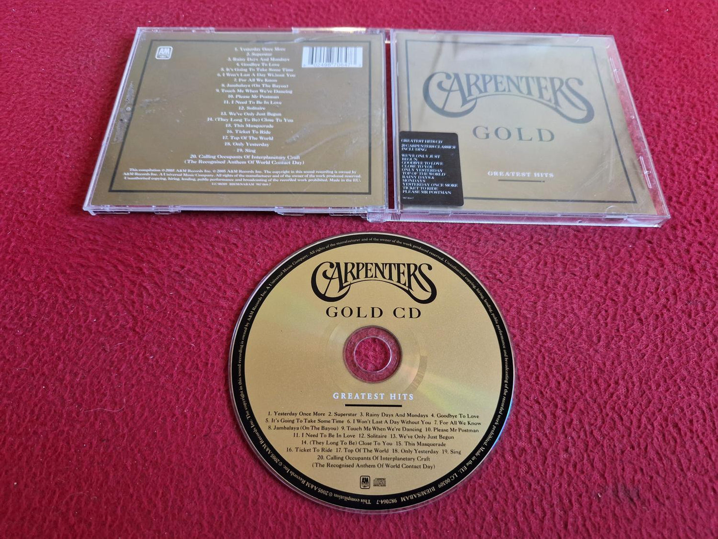 CARPENTERS GOLD CD