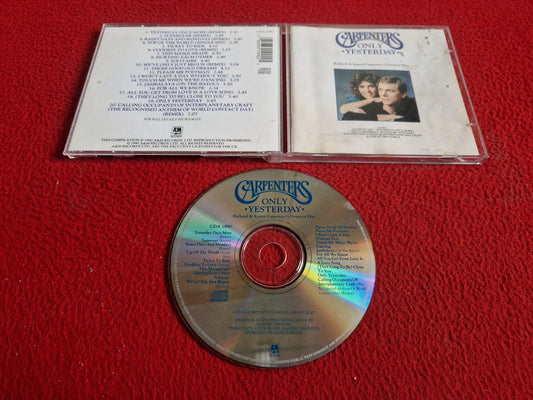 CARPENTERS ONLY YESTERDAY GREATEST HITS CD