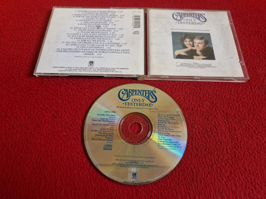 CARPENTERS ONLY YESTERDAY RICHARD & KAREN CARPENTERS GREATEST HITS CD