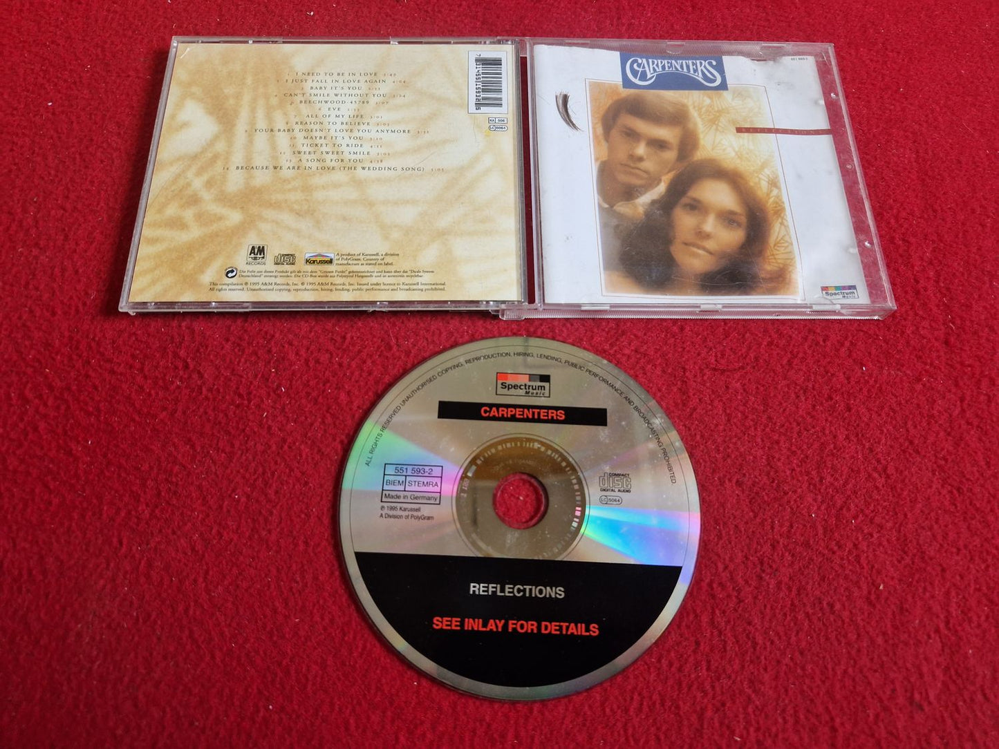 CARPENTERS REFLECTIONS till CD
