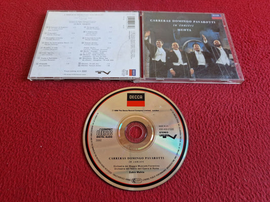CARRERAS DOMINGO PAVAROTTI IN CONCERT MEHTA CD