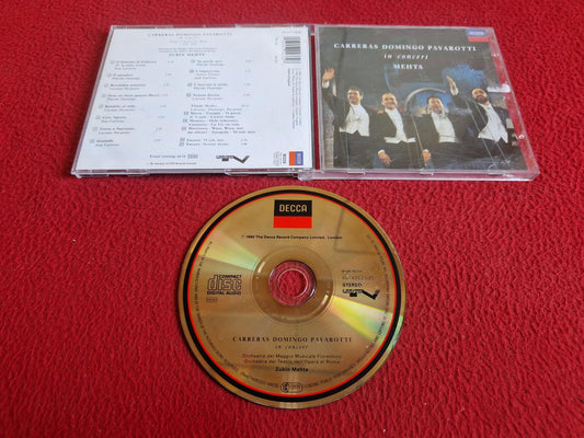 CARRERAS DOMINGO PAVAROTTI IN CONCERT MEHTA CD
