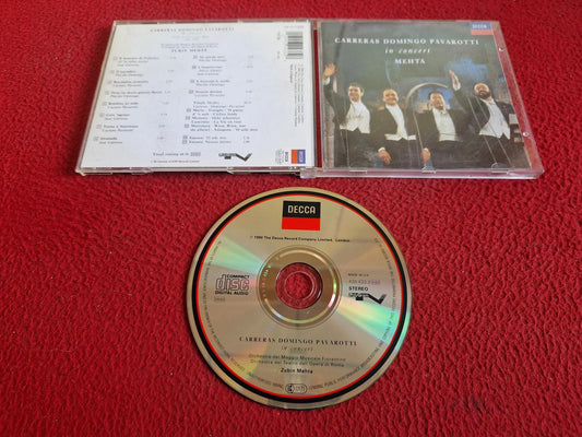CARRERAS DOMINGO PAVAROTTI IN CONCERT MEHTA CD
