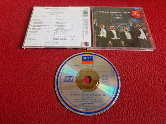 CARRERAS DOMINGO PAVAROTTI IN CONCERT MEHTA CD