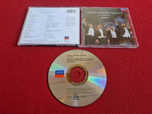 CARRERAS DOMINGO PAVAROTTI IN CONCERT MEHTA CD