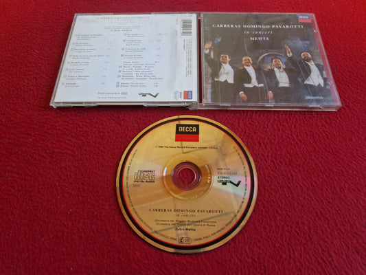 CARRERAS DOMINGO PAVAROTTI  MEHTA IN CONCERT CD