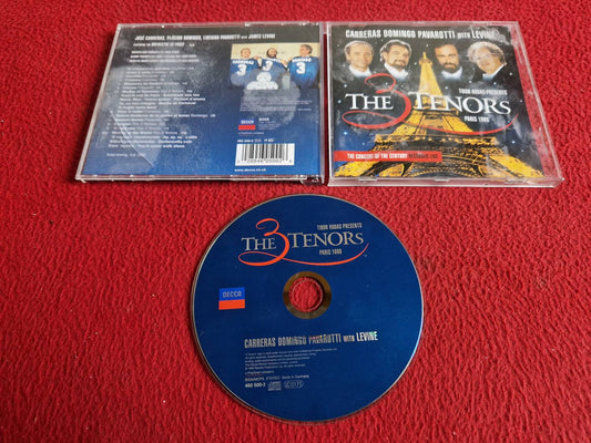 CARRERAS DOMINGO PAVAROTTI WITH LEVINE THE 3 TENORS PARIS 1998 CD