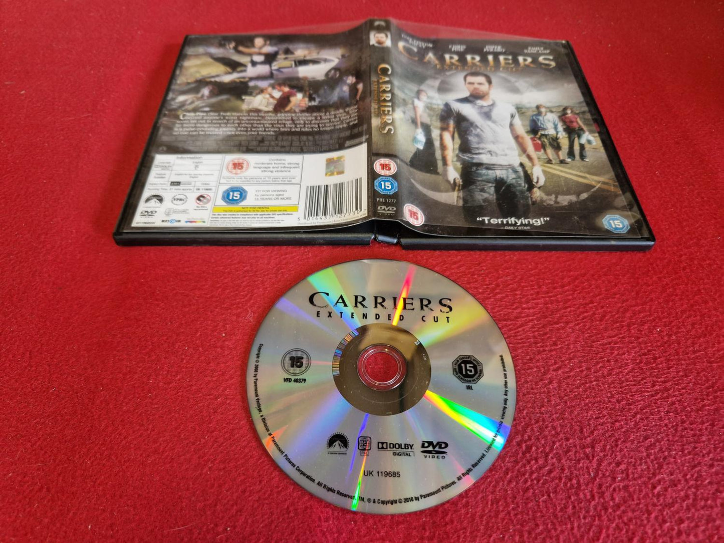 CARRIERS EXTENDED CUT till DVD