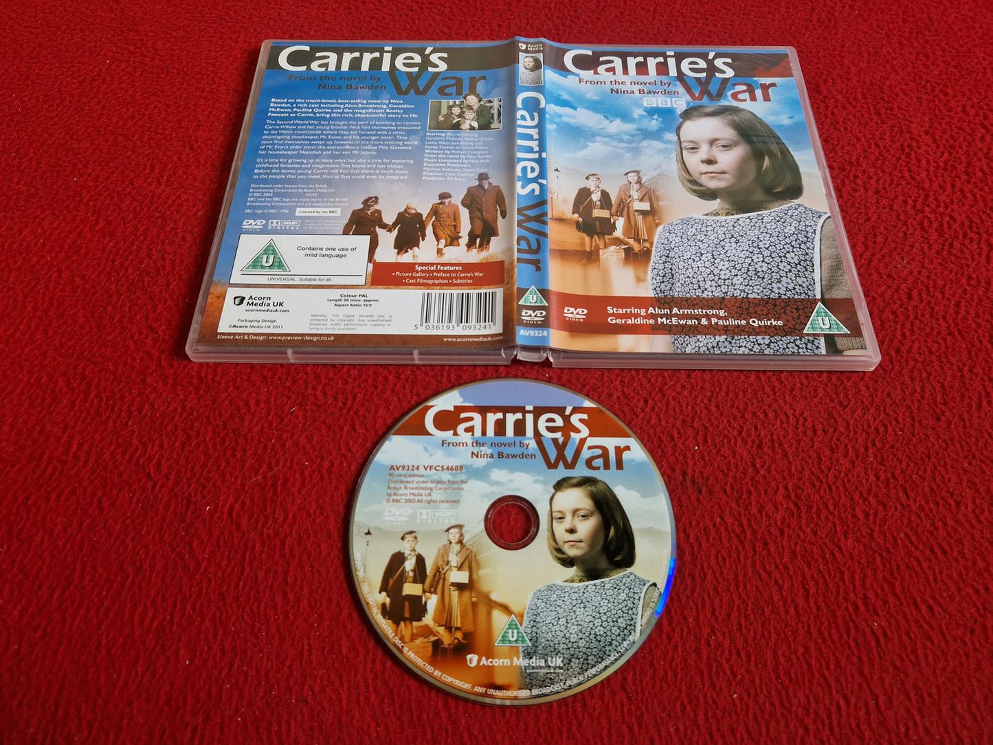 CARRIE'S WAR DVD