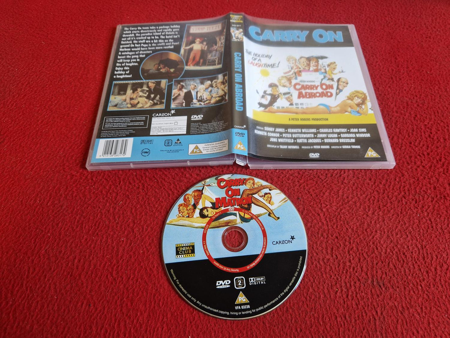 CARRY ON ABROAD DVD