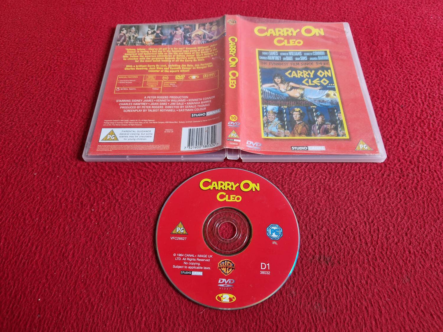 CARRY ON CLEO DVD