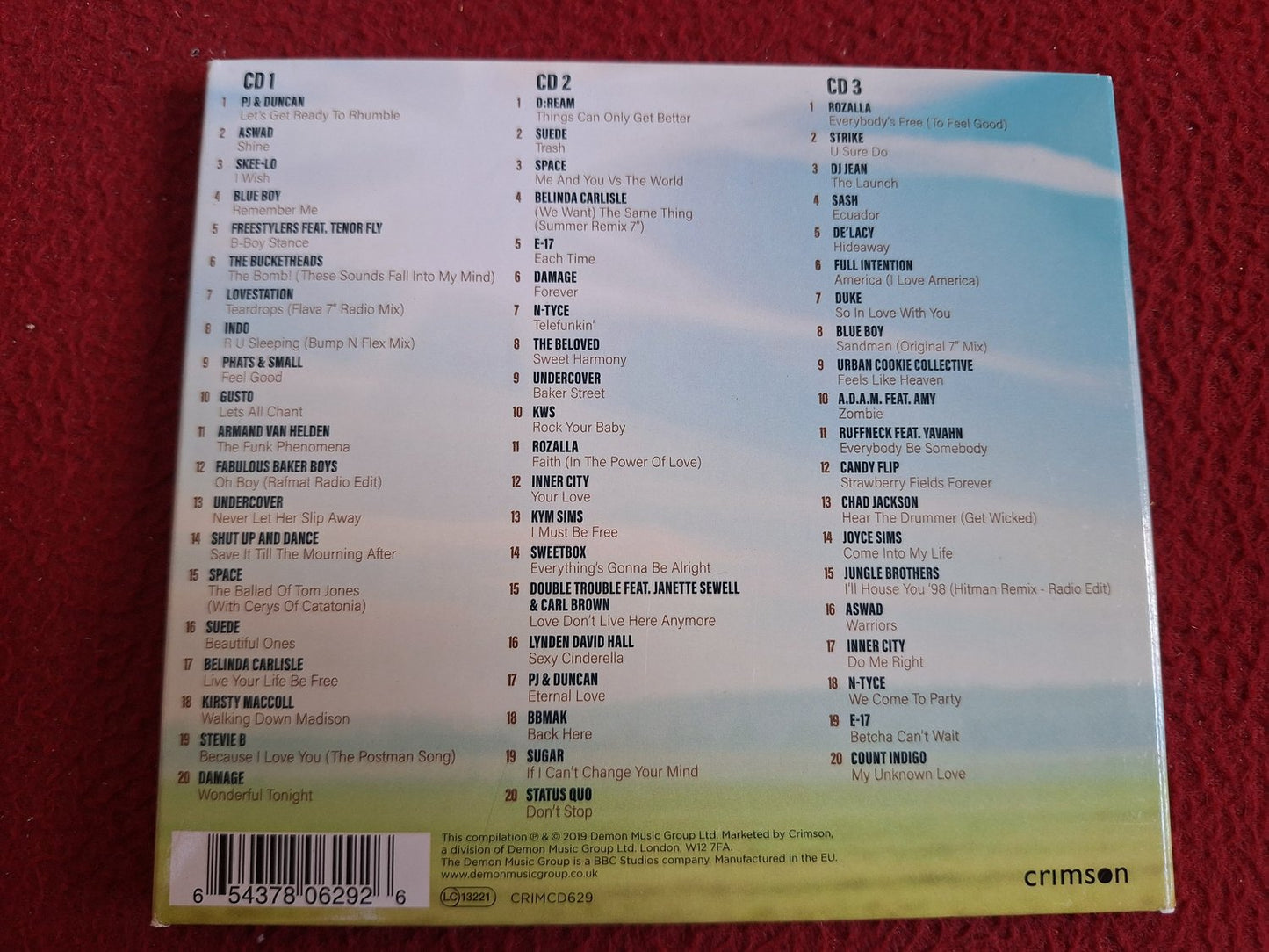 CAR SONG THE 90S CD BOX