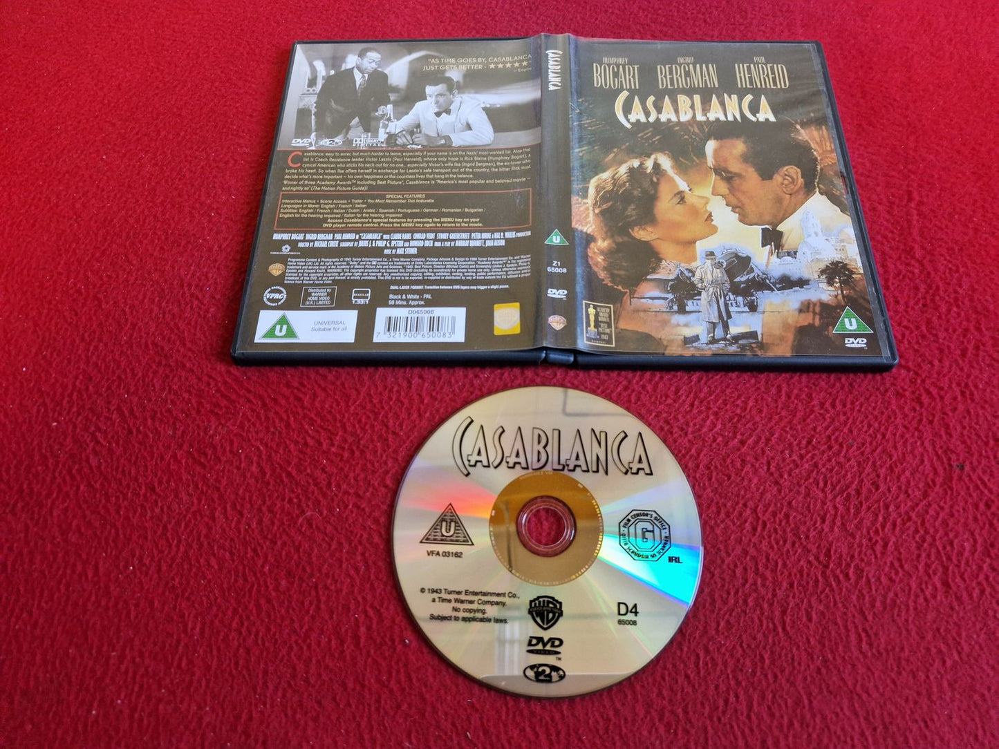 CASABLANCA DVD