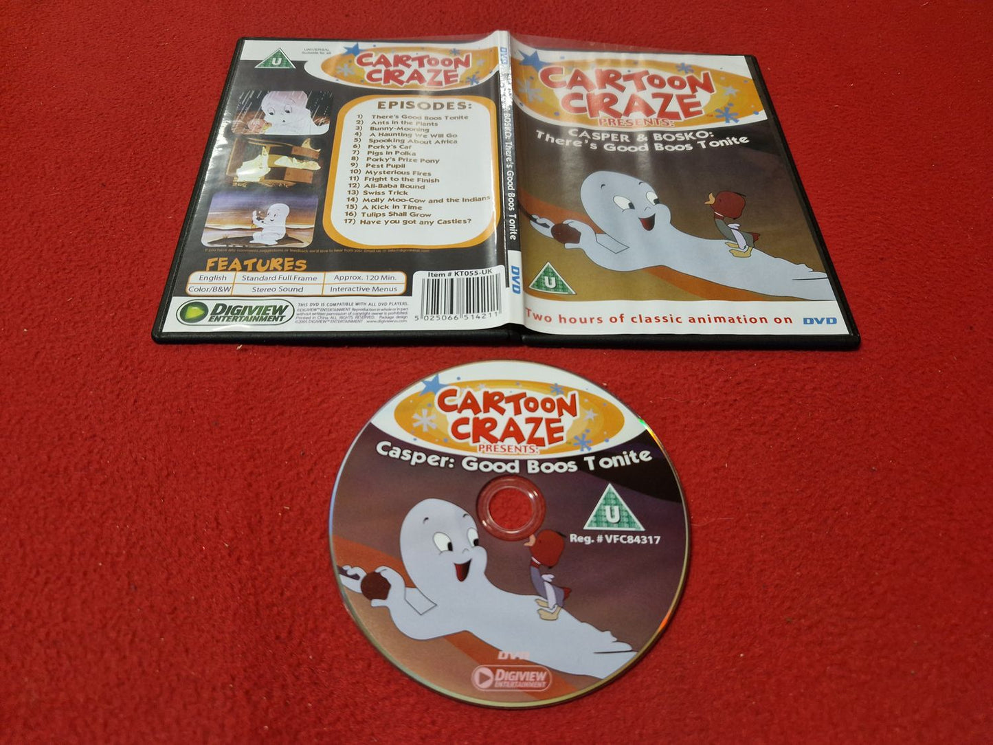CASPER & BOSKO THERE'S GOOD BOOS TONITE till DVD