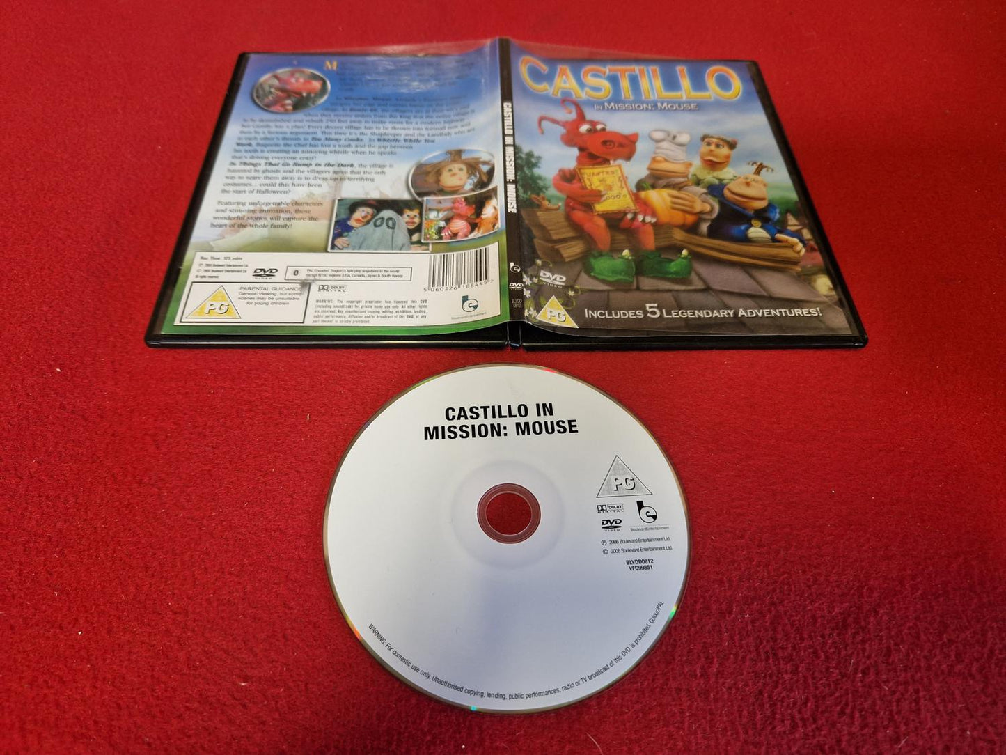 CASTILLO IN MISSION MOUSE till DVD
