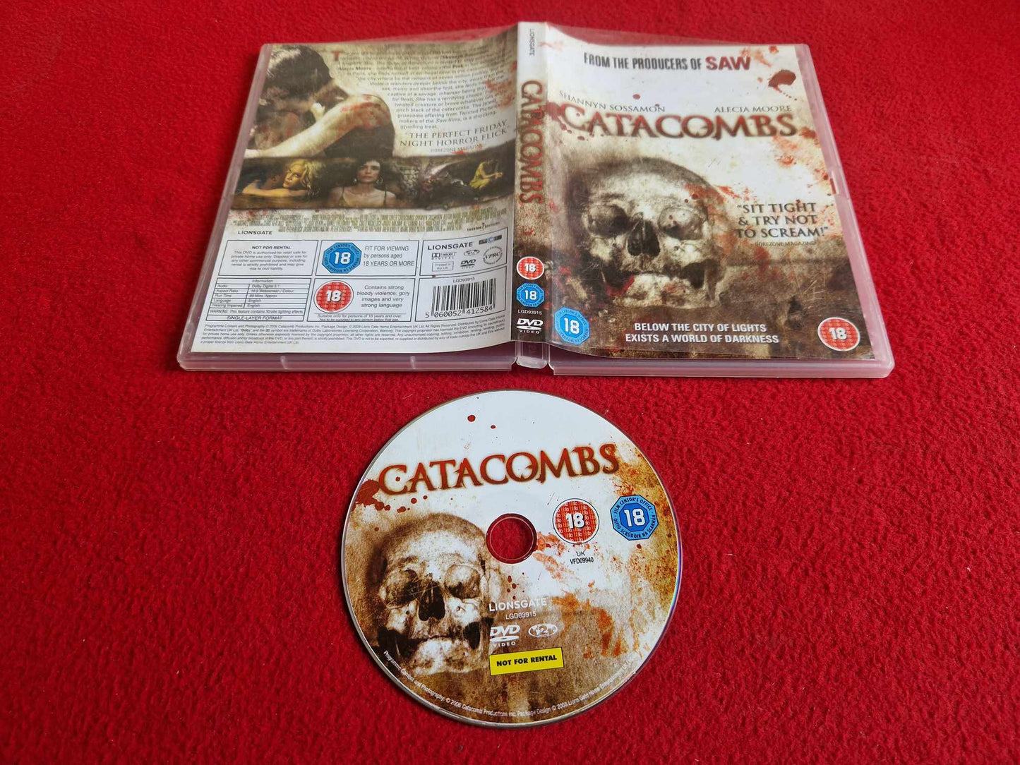 CATACOMBS DVD