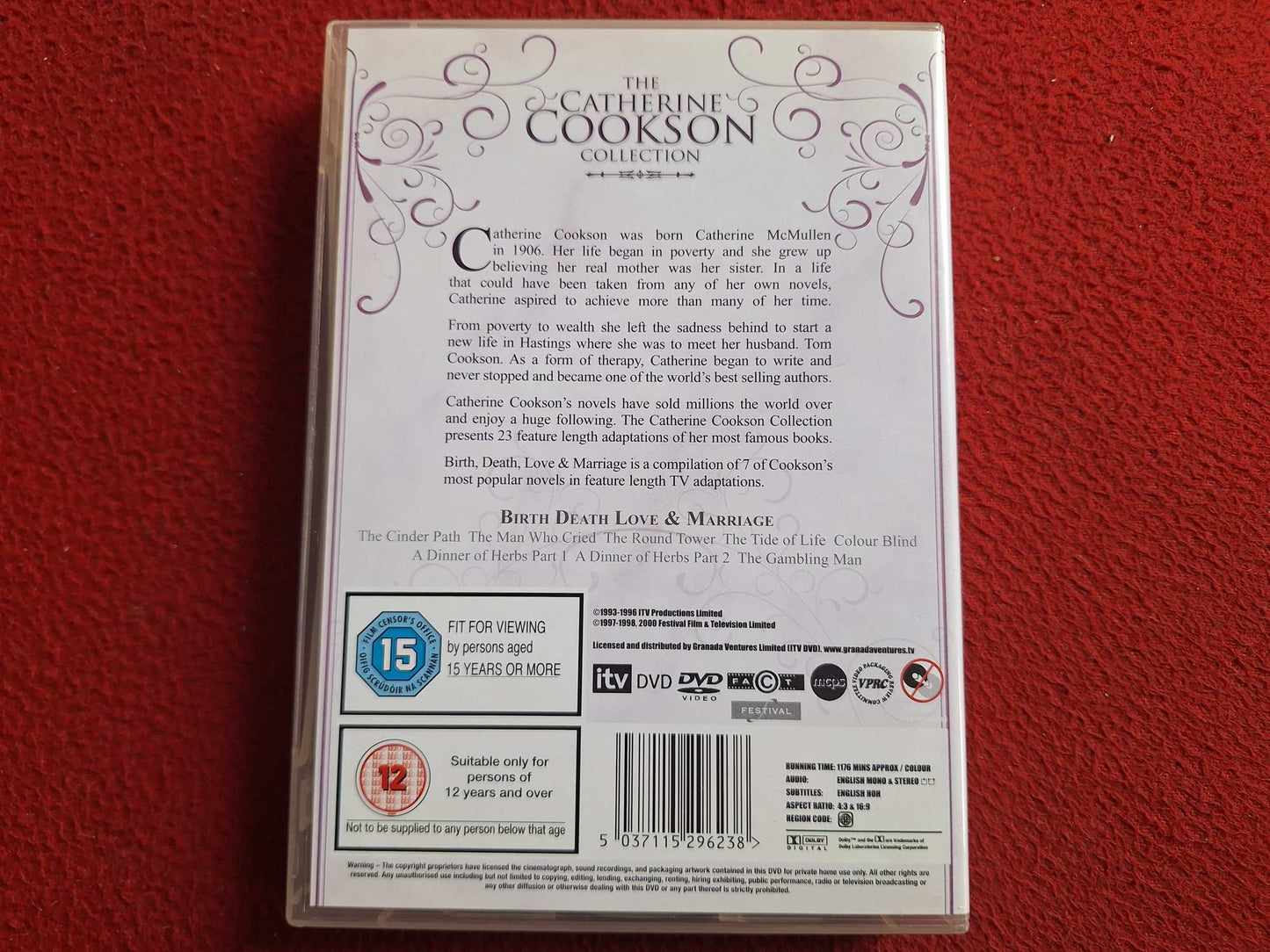 CATHERINE COOKSON COLL. BIRTH DEATH LOVE & MARRIAGE 7 FILMS BOX DVD