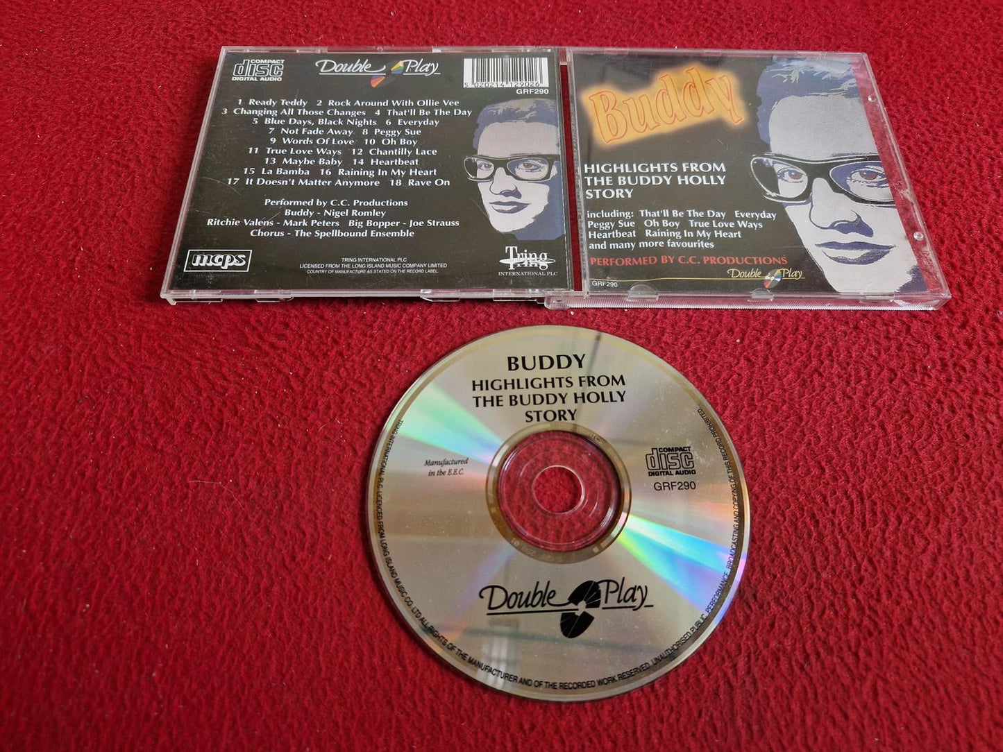 C.C. PRODUCTIONS HIGLIGHTS FROM THE BUDDY HOLLY STORY CD