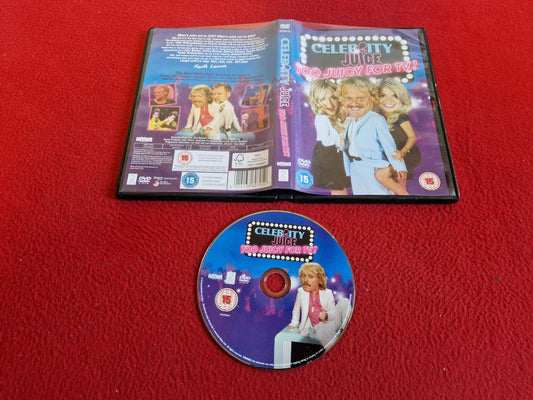 CELEBRITY JUICE: TOO JUICY FOR TV! DVD